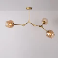 Lampa sufitowa regulowana kielichy 3 x E27 Złota Abruzzo Riviera 6.webp