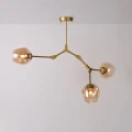 Lampa sufitowa regulowana kielichy 3 x E27 Złota Abruzzo Riviera 7.webp