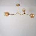 Lampa sufitowa regulowana kielichy 3 x E27 Złota Abruzzo Riviera 9.webp