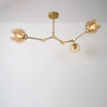 Lampa sufitowa regulowana kielichy 3 x E27 Złota Abruzzo Riviera 10.webp