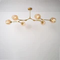 Lampa sufitowa regulowana kielichy 6 x E27 Złota Abruzzo Riviera 2.webp
