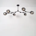 Lampa sufitowa regulowana kielichy 6 x E27 Czarna Abruzzo Riviera 3.webp