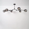 Lampa sufitowa regulowana kielichy 6 x E27 Czarna Abruzzo Riviera 5.webp
