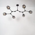 Lampa sufitowa regulowana kielichy 6 x E27 Czarna Abruzzo Riviera 6.webp