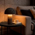 Lampa stołowa z cementu E27 37cm Abruzzo Cementi 3.webp