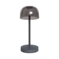 Lampa Stołowa ładowalna Zewnętrzna szara USB 3W 5H CCT IP44 Abruzzo Renaro.webp