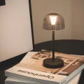 Lampa Stołowa ładowalna Zewnętrzna Czarna USB 3W 5H CCT IP44 Abruzzo Renaro 3.webp