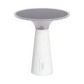Lampa Stołowa ładowalna zewnętrzna Biała USB z panelem solarnym 3W 5H CCT Abruzzo Lorento.webp