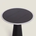 Lampa Stołowa ładowalna zewnętrzna Czarna USB z panelem solarnym 3W 5H CCT Abruzzo Lorento 7.webp