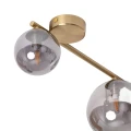 Lampa sufitowa Mosiężna złota Szare kule 4xG9 Abruzzo Murano 6.webp