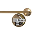 Lampa sufitowa Mosiężna złota Szare kule 4xG9 Abruzzo Murano 8.webp