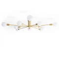 Lampa Sufitowa złota szklana 10xE27 Abruzzo Costera.webp