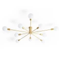 Lampa Sufitowa złota szklana 10xE27 Abruzzo Costera 2.webp