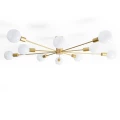 Lampa Sufitowa złota szklana 10xE27 Abruzzo Costera 3.webp