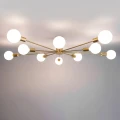Lampa Sufitowa złota szklana 10xE27 Abruzzo Costera 4.webp