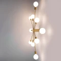 Lampa Sufitowa złota szklana 10xE27 Abruzzo Costera 6.webp