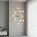Lampa Sufitowa złota szklana 10xE27 Abruzzo Costera 7.webp