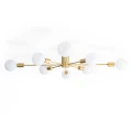 Lampa Sufitowa złota szklana 8xE27 Abruzzo Costera 4.webp