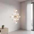 Lampa Sufitowa złota szklana 8xE27 Abruzzo Costera 5.webp