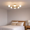 Lampa Sufitowa złota szklana 6xE27 Abruzzo Costera 3.webp