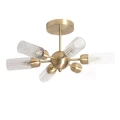 Lampa Sufitowa 6XG9 Złota szklana Abruzzo Tivaro.webp
