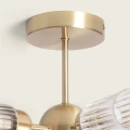 Lampa Sufitowa 6XG9 Złota szklana Abruzzo Tivaro 5.webp