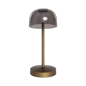 Lampa Stołowa ładowalna Zewnętrzna złota USB 3W 5H CCT IP44 Abruzzo Renaro