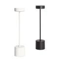 Lampa Stołowa Ładowalna USB 3000K Czarna Abruzzo Radici 6.webp