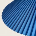 Lampa Wisząca z drewna i tkaniny Ø47cm Niebieska Abruzzo Avorio 5.jpg