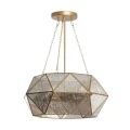 Lampa Wisząca Ø66cm z metalu i szkła 4XE27 Abruzzo Galassia.webp