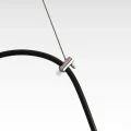Lampa Wisząca 2xe27 biało Czarna Abruzzo Liranta 13.webp