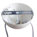 Lampa Wisząca 2xe27 Biała mtalowo Biała Abruzzo Liranta 6.webp