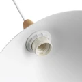 Lampa Wisząca 2xe27 Biała mtalowo Biała Abruzzo Liranta 7.webp
