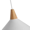 Lampa Wisząca 2xe27 Biała mtalowo Biała Abruzzo Liranta 8.webp