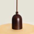 Lampa Wisząca szklano drewniana E27 Abruzzo Renato 6.webp