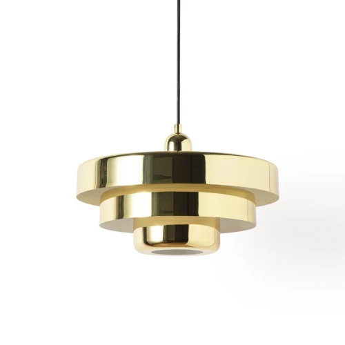 Lampa wisząca Retro Złota Ø 35cm Abruzzo Tesoro.webp
