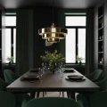 Lampa wisząca Retro Złota Ø 35cm Abruzzo Tesoro 2.webp