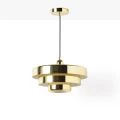 Lampa wisząca Retro Złota Ø 35cm Abruzzo Tesoro 3.webp