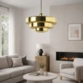 Lampa wisząca Retro Złota Ø 35cm Abruzzo Tesoro 6.webp