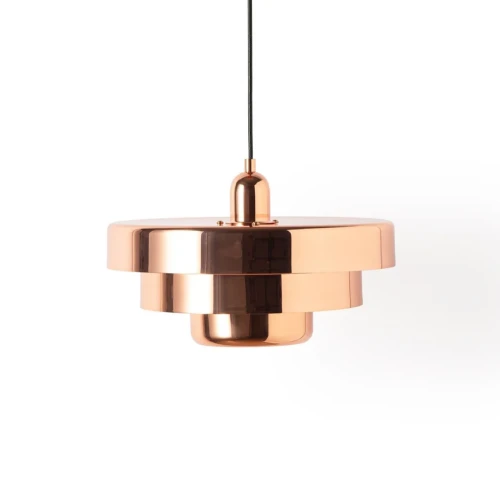 Lampa wisząca Retro Różowe złoto Ø 35cm Abruzzo Tesoro.webp