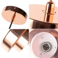 Lampa wisząca Retro Różowe złoto Ø 35cm Abruzzo Tesoro 9.webp
