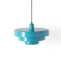 Lampa wisząca Retro Niebieska Ø 35cm Abruzzo Tesoro.webp