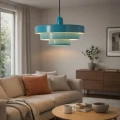 Lampa wisząca Retro Niebieska Ø 35cm Abruzzo Tesoro 2.webp