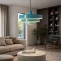 Lampa wisząca Retro Niebieska Ø 35cm Abruzzo Tesoro 4.webp