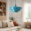 Lampa wisząca Retro Niebieska Ø 35cm Abruzzo Tesoro 6.webp