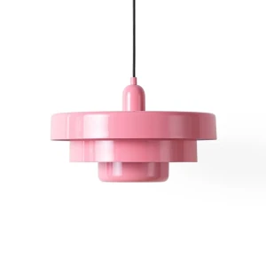 Lampa wisząca Retro Różowa Ø 35cm Abruzzo Tesoro