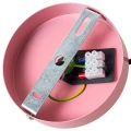 Lampa wisząca Retro Różowa Ø 35cm Abruzzo Tesoro 9.webp
