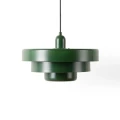 Lampa wisząca Retro Zielona Ø 35cm Abruzzo Tesoro.webp