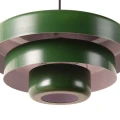Lampa wisząca Retro Zielona Ø 35cm Abruzzo Tesoro 13.webp