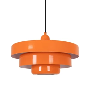 Lampa wisząca Retro pomarańczowa Ø 35cm Abruzzo Tesoro